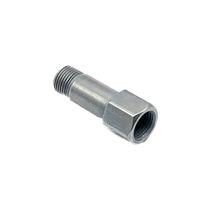  45mm straight extension, connects M10 male to M10 female in lubrication systems